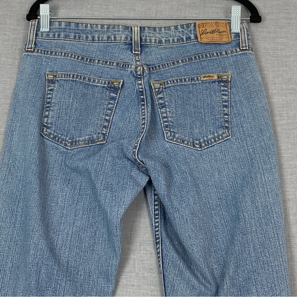 Levi Strauss Signature Stretch Low Rise Boot Cut Jeans Misses 4 Short - Picture 4 of 12